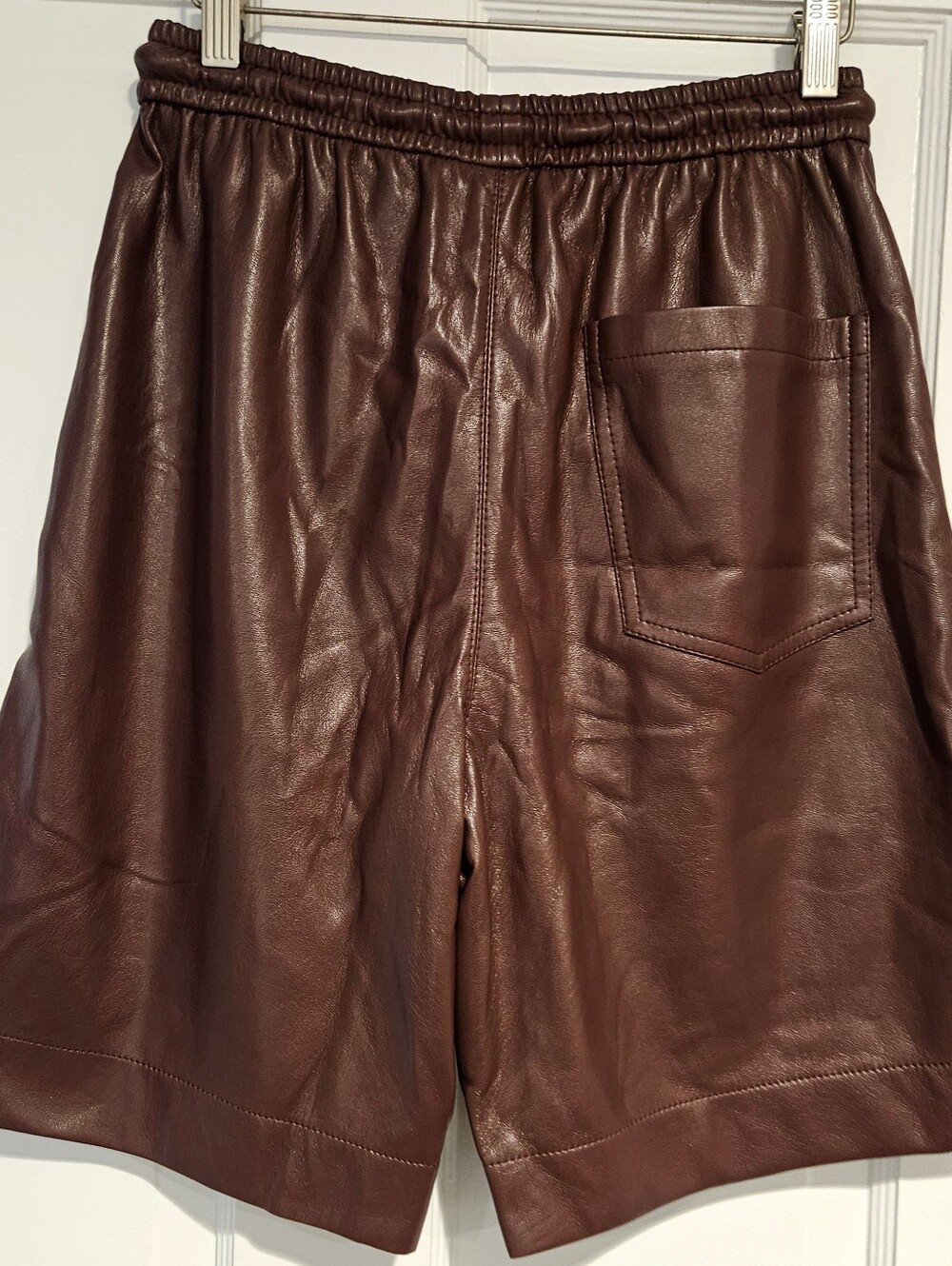 Nanushka Munira Shorts In Plum Chutney - Picture 10 of 13